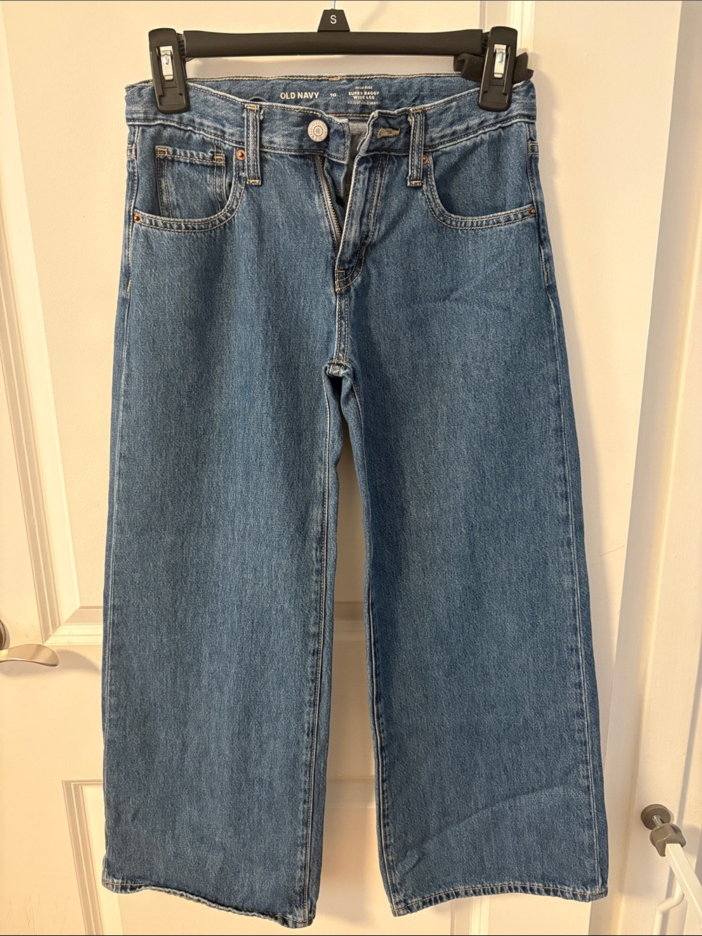 Old Navy Medium Blue Wide-Leg Jeans